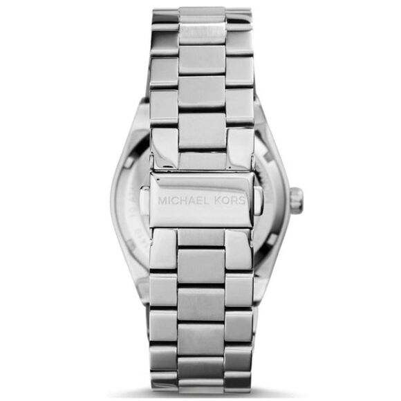 Michael Kors Channing Silver Watch Midnight Blue Dial Women MK6113 - Picture 9 of 11